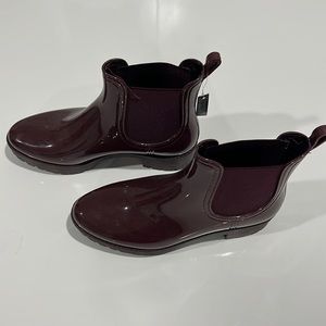 NWT Henry Ferrera Burgundy Boots, 10